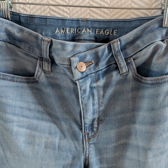American Eagle AE Forever Soft Curvy High-Rise Jegging Size 8 Short Crossover - Picture 5 of 10